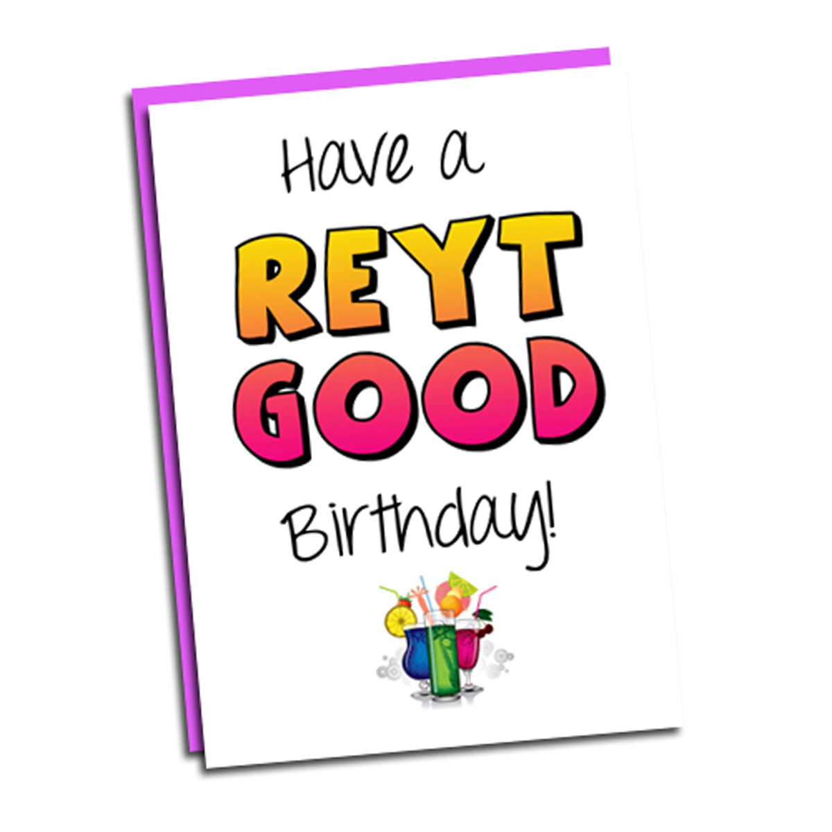 Tipsy Towers Sheffield Themed cards Reyt Good Birthday